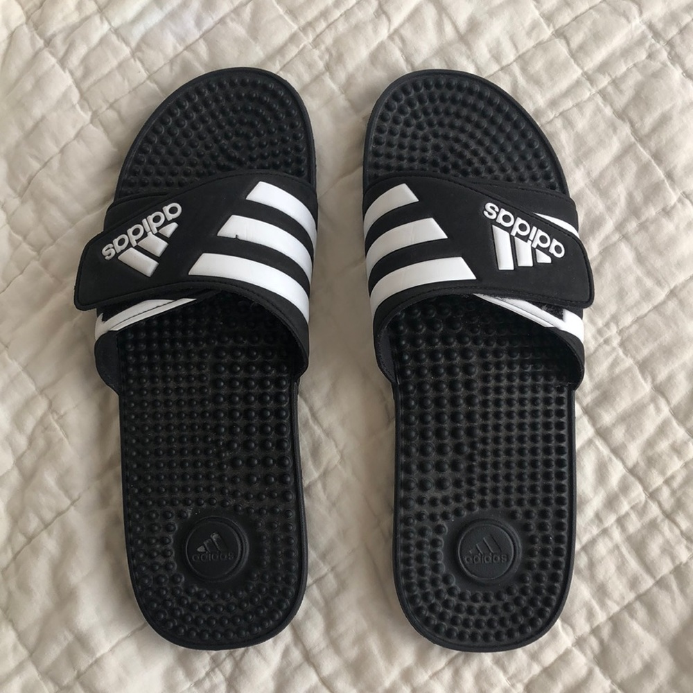 Adidas massage slides 13
